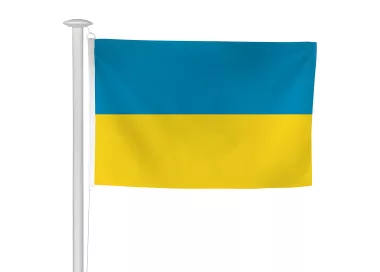 Pavillon Ukraine en maille polyester pour mât