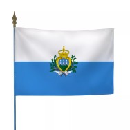 Drapeau Saint-Marin en maille polyester 115 g/m²