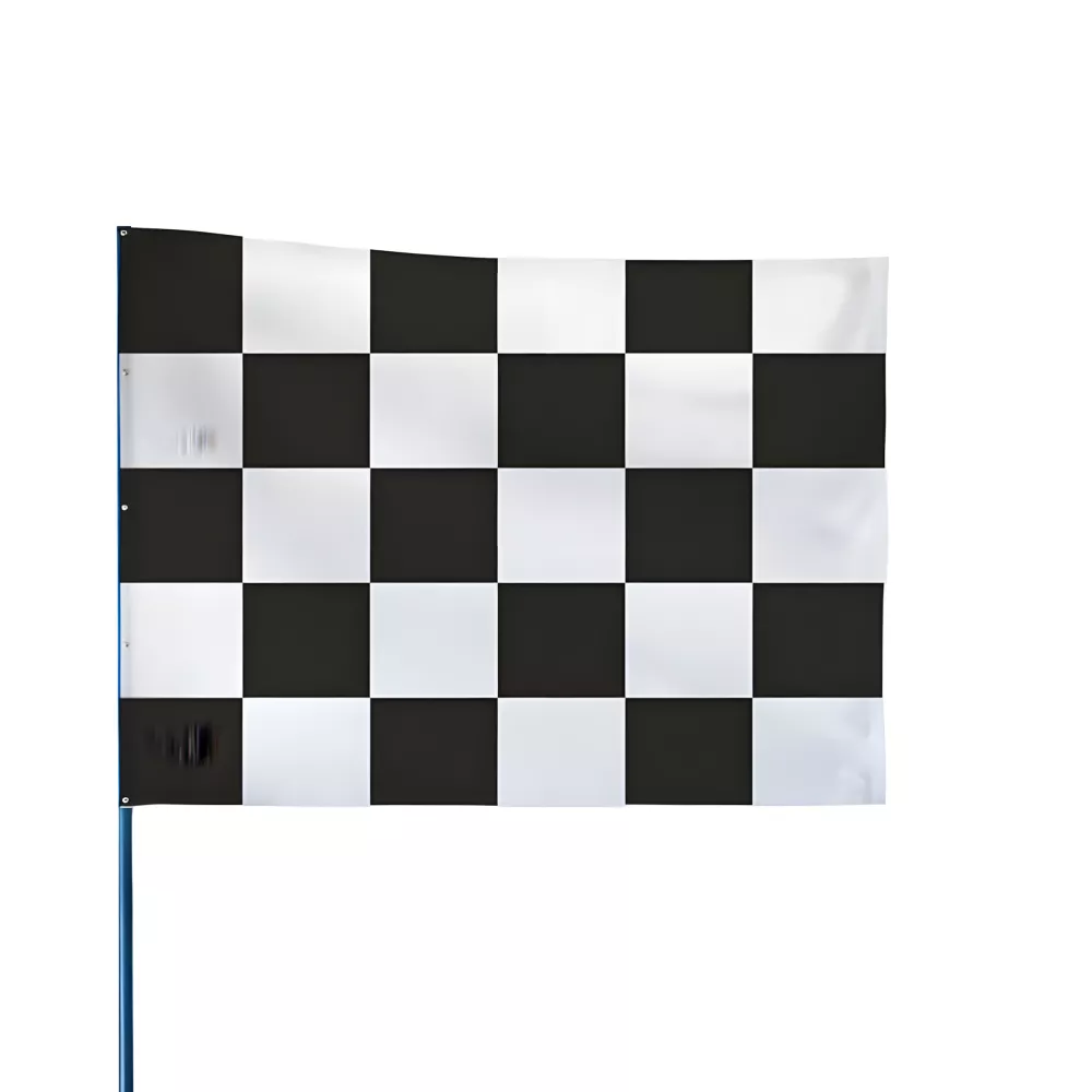 Drapeau de course damier 60 x 80 cm Drapeau de course damier 60 x 80 cm