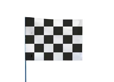 Drapeau de course damier 60 x 80 cm