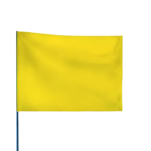 Drapeau de course automobile jaune 60 x 80 cm