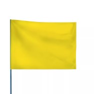 Drapeau de course automobile jaune 60 x 80 cm