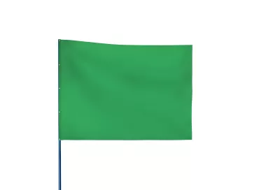 Drapeau de course automobile vert 60 x 80 cm