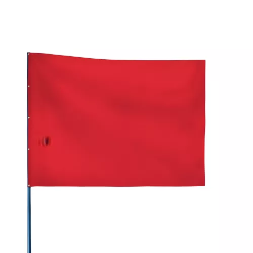 Drapeau de course automobile rouge 60 x 80 cm
