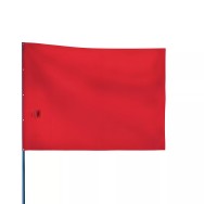 Drapeau de course automobile rouge 60 x 80 cm