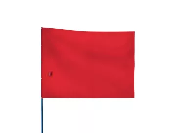 Drapeau de course automobile rouge 60 x 80 cm