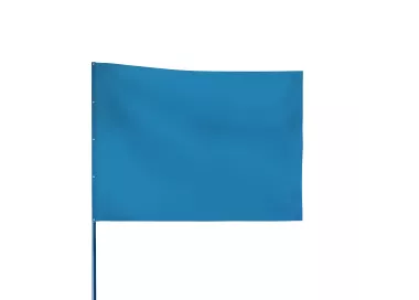 Drapeau de course automobile bleu 60 x 80 cm