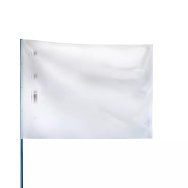 Drapeau de course automobile blanc 60 x 80 cm