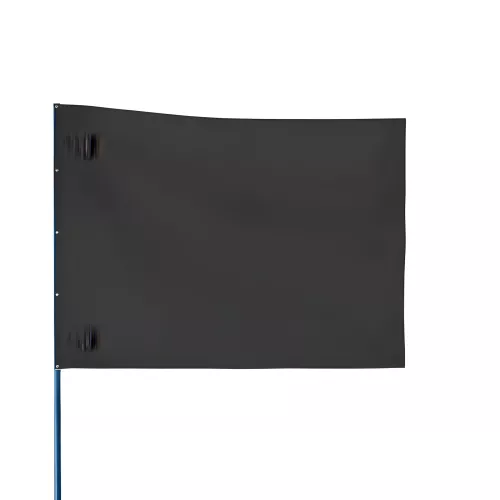 Drapeau de course automobile noir 60 x 80 cm