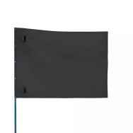 Drapeau de course automobile noir 60 x 80 cm
