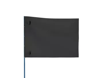 Drapeau de course automobile noir 60 x 80 cm