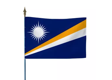 Drapeau Îles Marshall en maille polyester 115 g/m²
