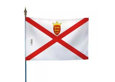Drapeau Jersey en polyester avec hampe