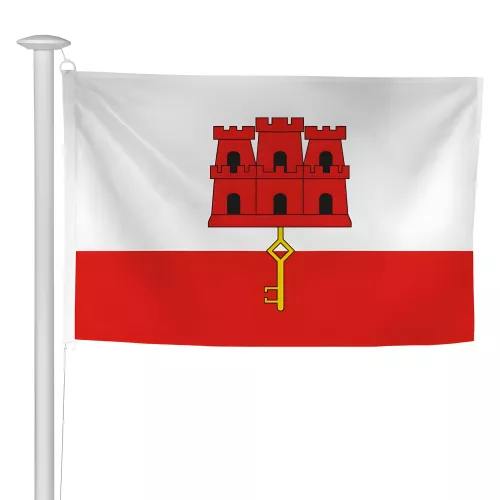 Pavillon Gibraltar en maille polyester pour mât