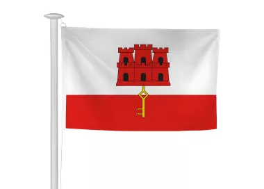 Pavillon Gibraltar en maille polyester pour mât