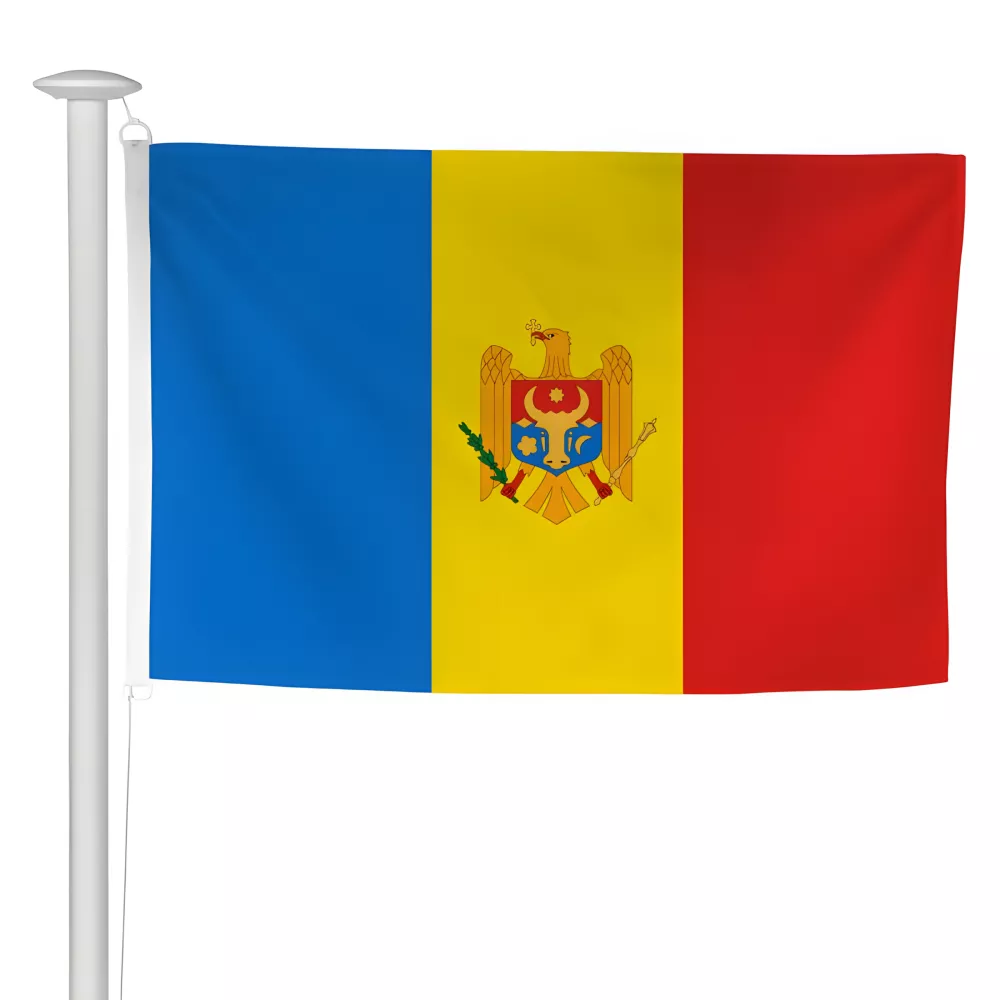 Pavillon Moldavie pour mât de pavoisement
