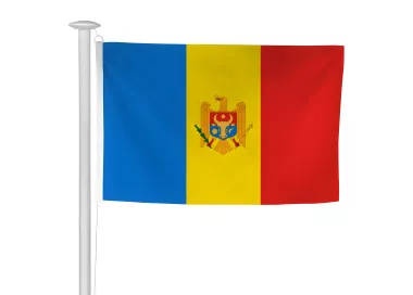 Pavillon Moldavie pour mât de pavoisement