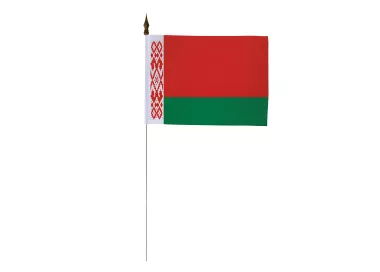 Drapeau de table Biélorussie 10 x 15 cm polyester