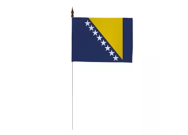 Drapeau de table Bosnie-Herzégovine 10 x 15 cm polyester