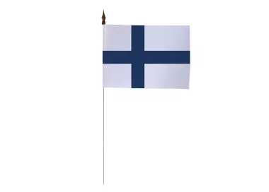 Drapeau de table Finlande 10 x 15 cm polyester