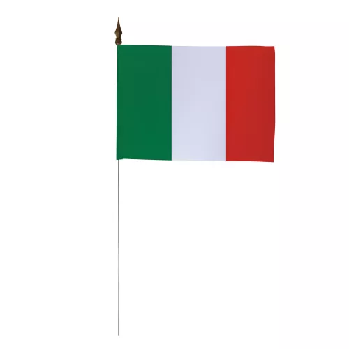 Drapeau de table Italie 10 x 15 cm polyester