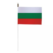 Drapeau de table Bulgarie 10 x 15 cm polyester
