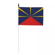 Drapeau de table Réunion 10 x 15 cm avec socle