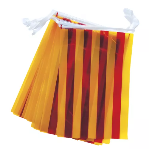 Guirlande catalane plastique 10 m 20 fanions