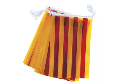 Guirlande catalane plastique 10 m 20 fanions