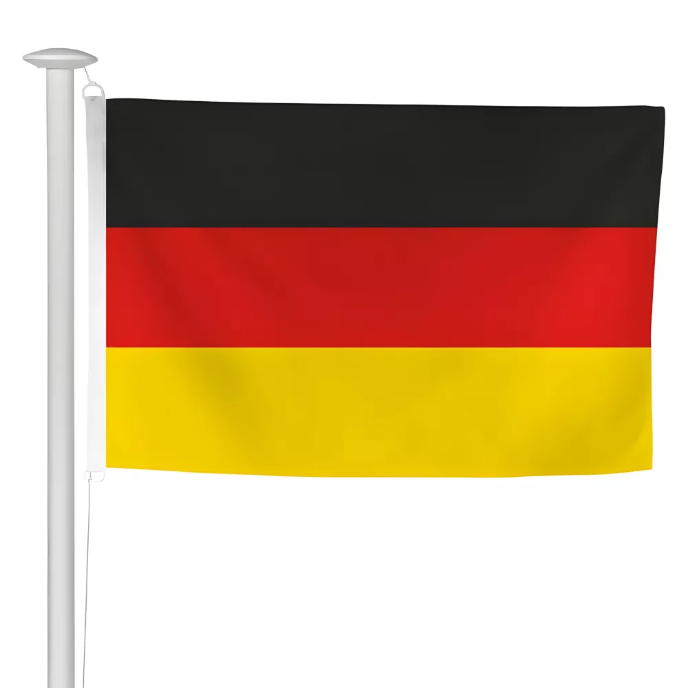 Pavillon Allemagne pour mât de pavoisement