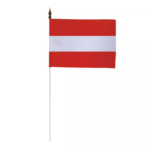 Drapeau de table Autriche 10 x 15 cm polyester