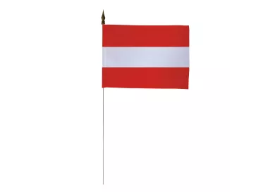 Drapeau de table Autriche 10 x 15 cm polyester