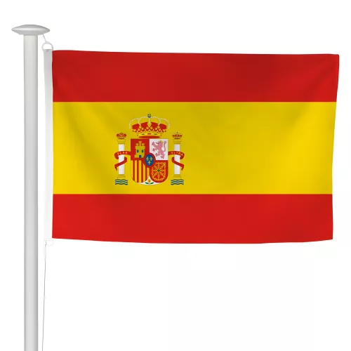 Pavillon Espagne pour mât de pavoisement