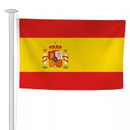 Pavillon Espagne pour mât de pavoisement