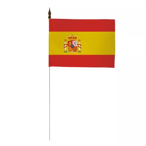 Drapeau de table Espagne 10 x 15 cm polyester