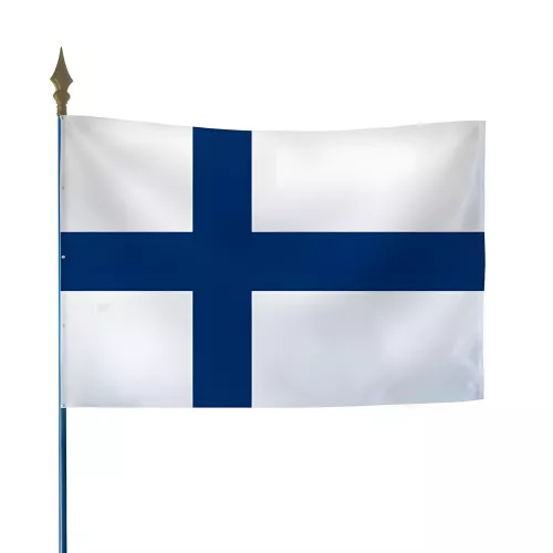 Drapeau Finlande pour mât de pavoisement