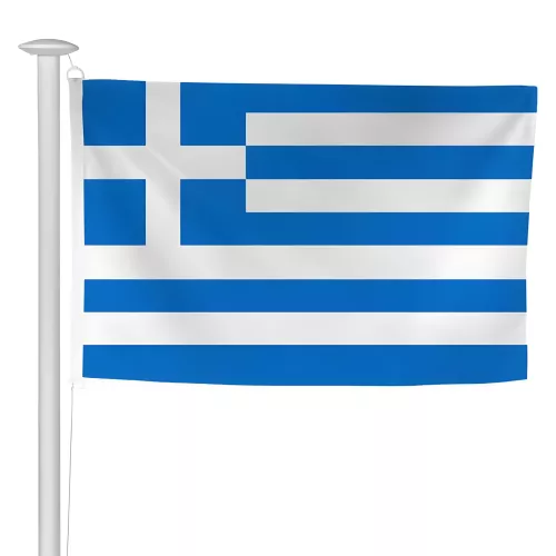 Pavillon Grèce en maille polyester pour mât