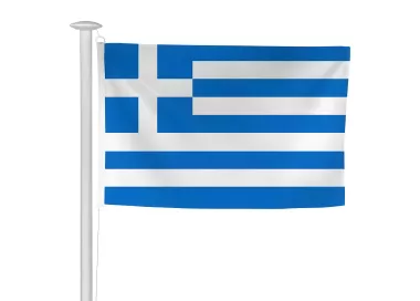 Pavillon Grèce en maille polyester pour mât