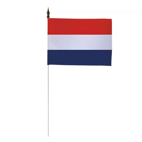 Drapeau de table Pays-Bas 10 x 15 cm maille polyester