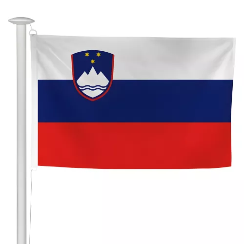 Pavillon Slovénie en maille polyester pour mât