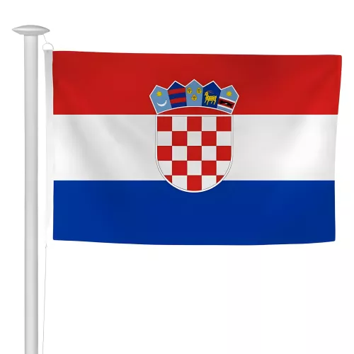 Pavillon Croatie en maille polyester 115 g/m²