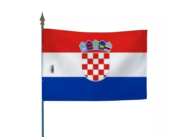 Drapeau Croatie en maille polyester 115 g/m²