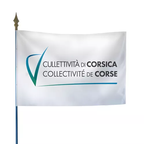 Drapeau Collectivité de Corse en maille polyester