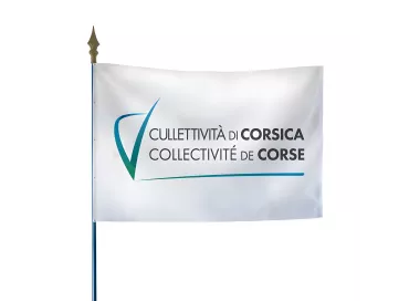 Drapeau Collectivité de Corse en maille polyester