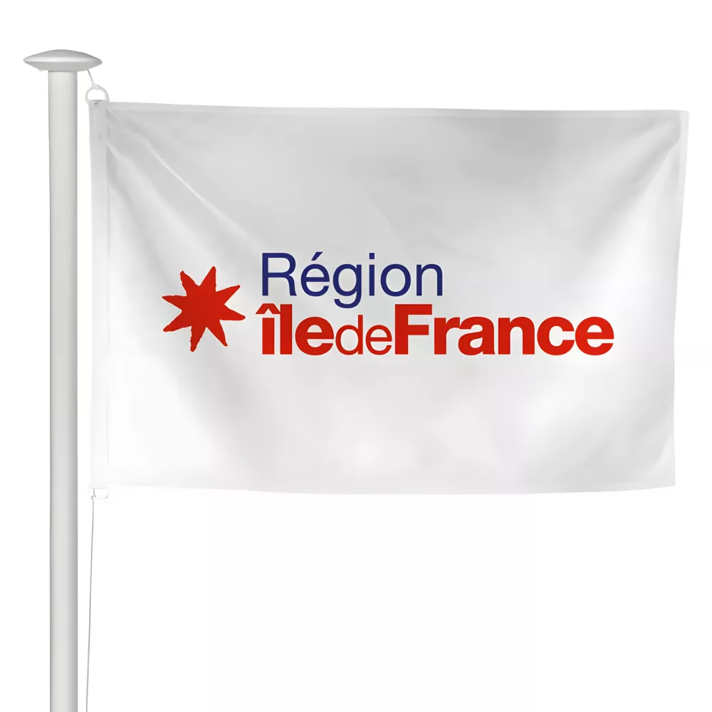 Pavillon région Île-de-France pour mât de façade