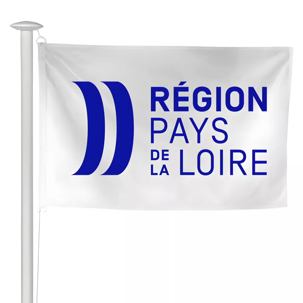 Pavillon région Pays de la Loire en maille polyester Pavillon région Pays de la Loire en maille polyester