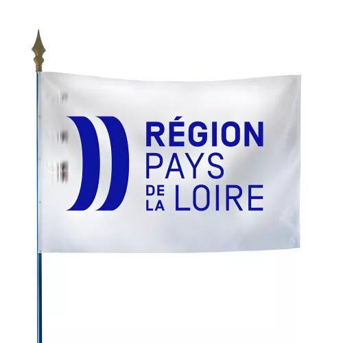 Drapeau région Pays de la Loire en maille polyester