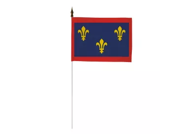 Drapeau de table province Anjou 10 x 15 cm polyester
