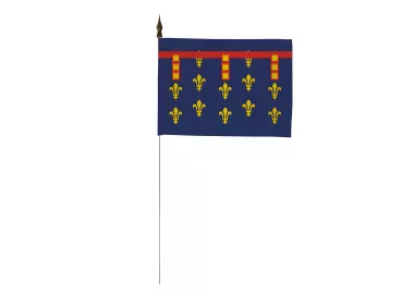 Drapeau de table province Artois 10 x 15 cm polyester