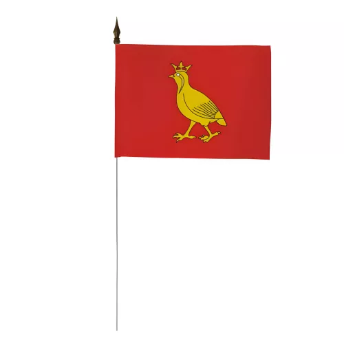 Drapeau de table province Aunis polyester 10 x 15 cm